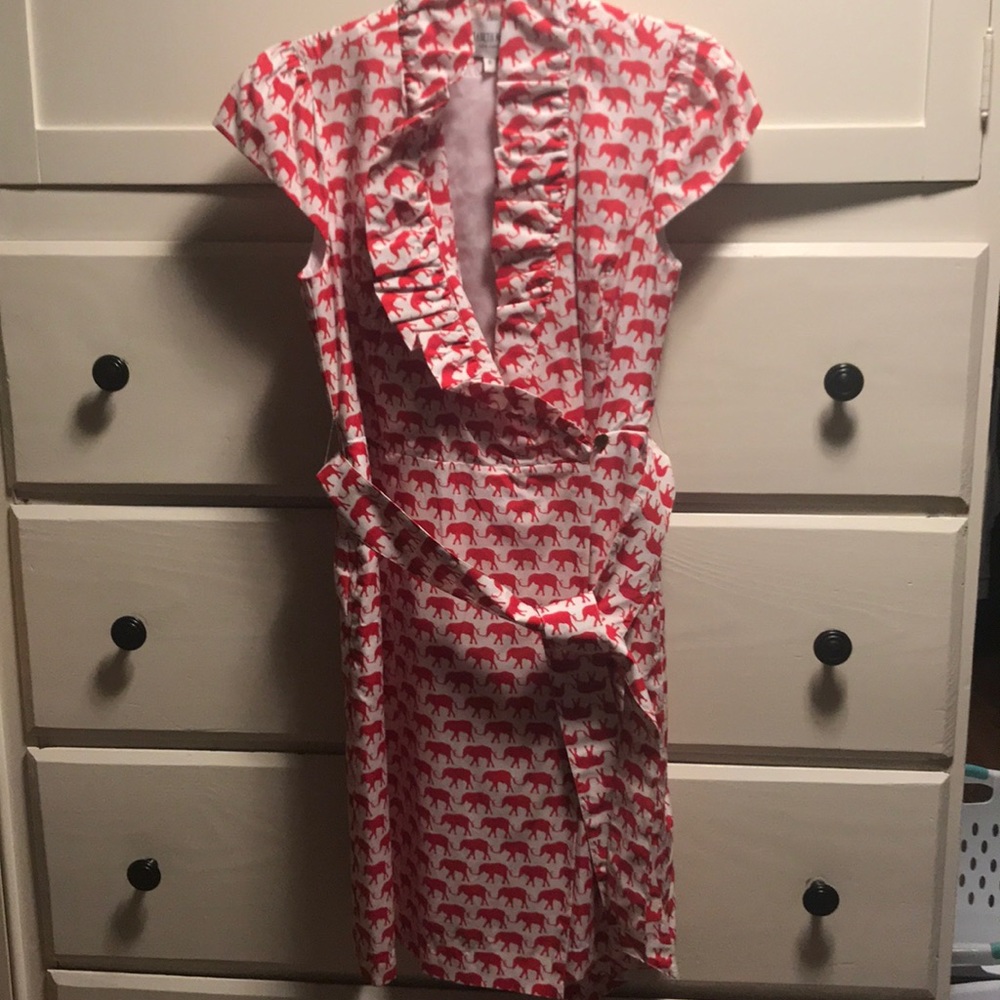 Elizabeth McKay Scotland Wrap dress Sz 6
